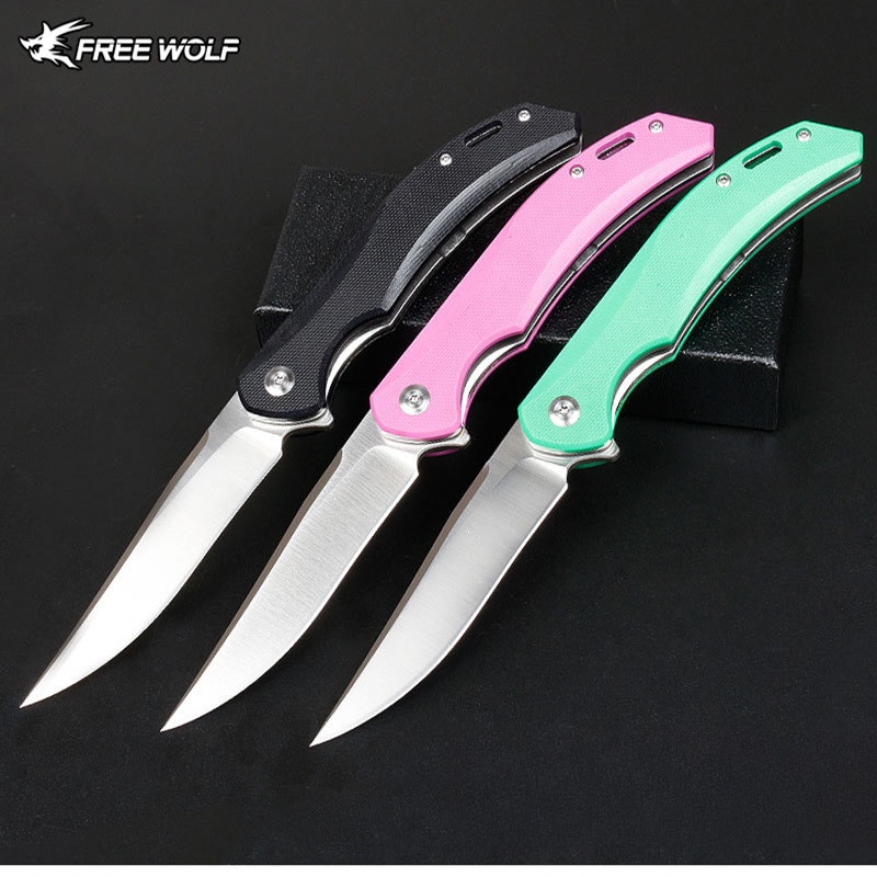 Hunting Camp Outdoor Kitchen - Free Wolf FW11 D2 Coltello a
