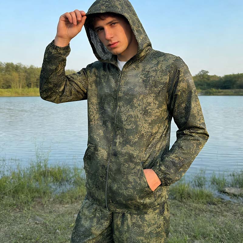 Hunting Outdoor Pants - Completi Tattici con Cappuccio, Abbigliamento Mimetico