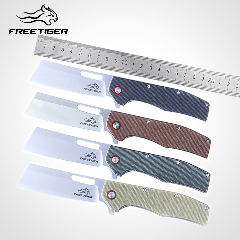 Hunting Camp Outdoor Kitchen - FREETIGER Micarta Manico D2 Lama per