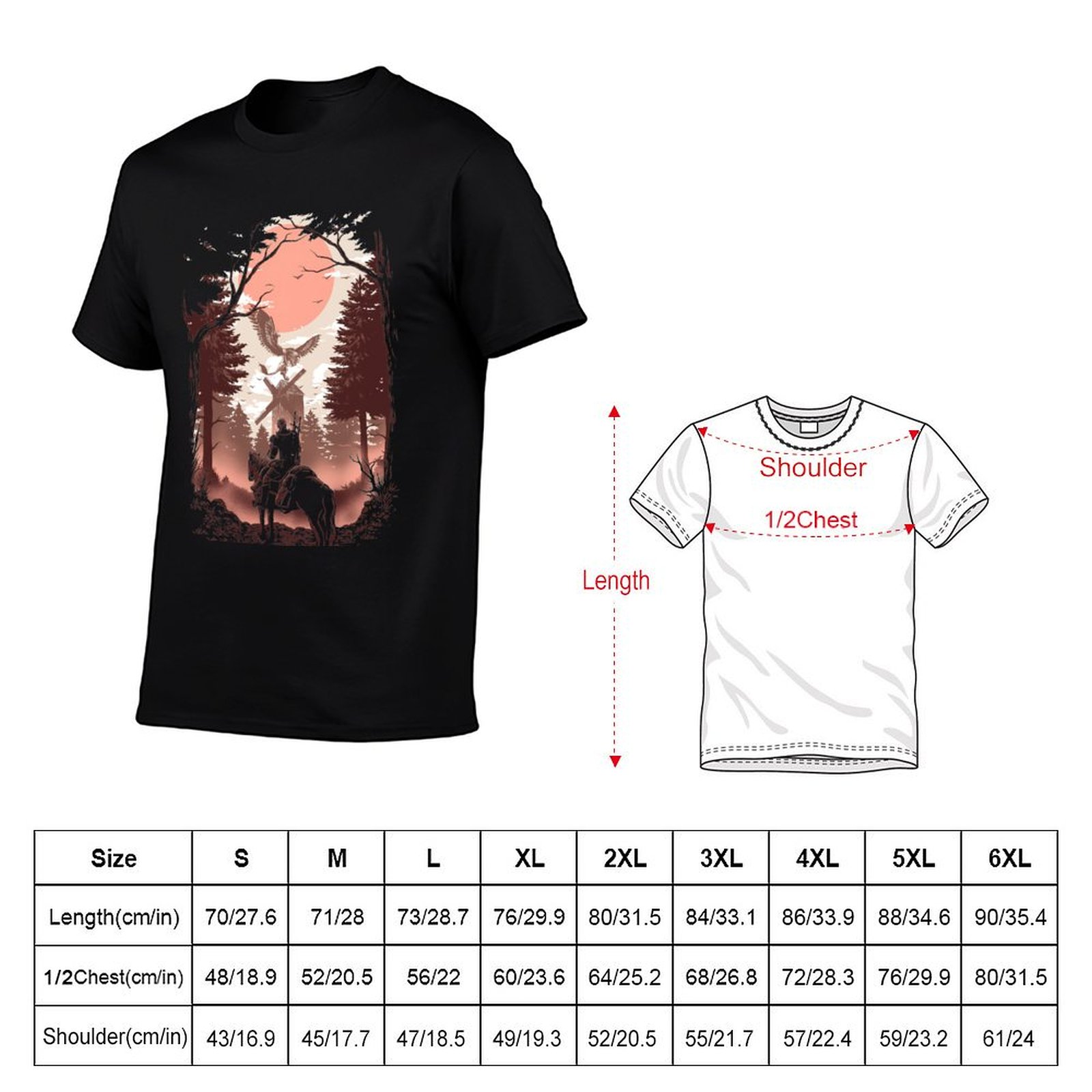 T-shirt The Wild Hunt per atti - Wildman Hunting & Outdoor Price List recensione e prezzo